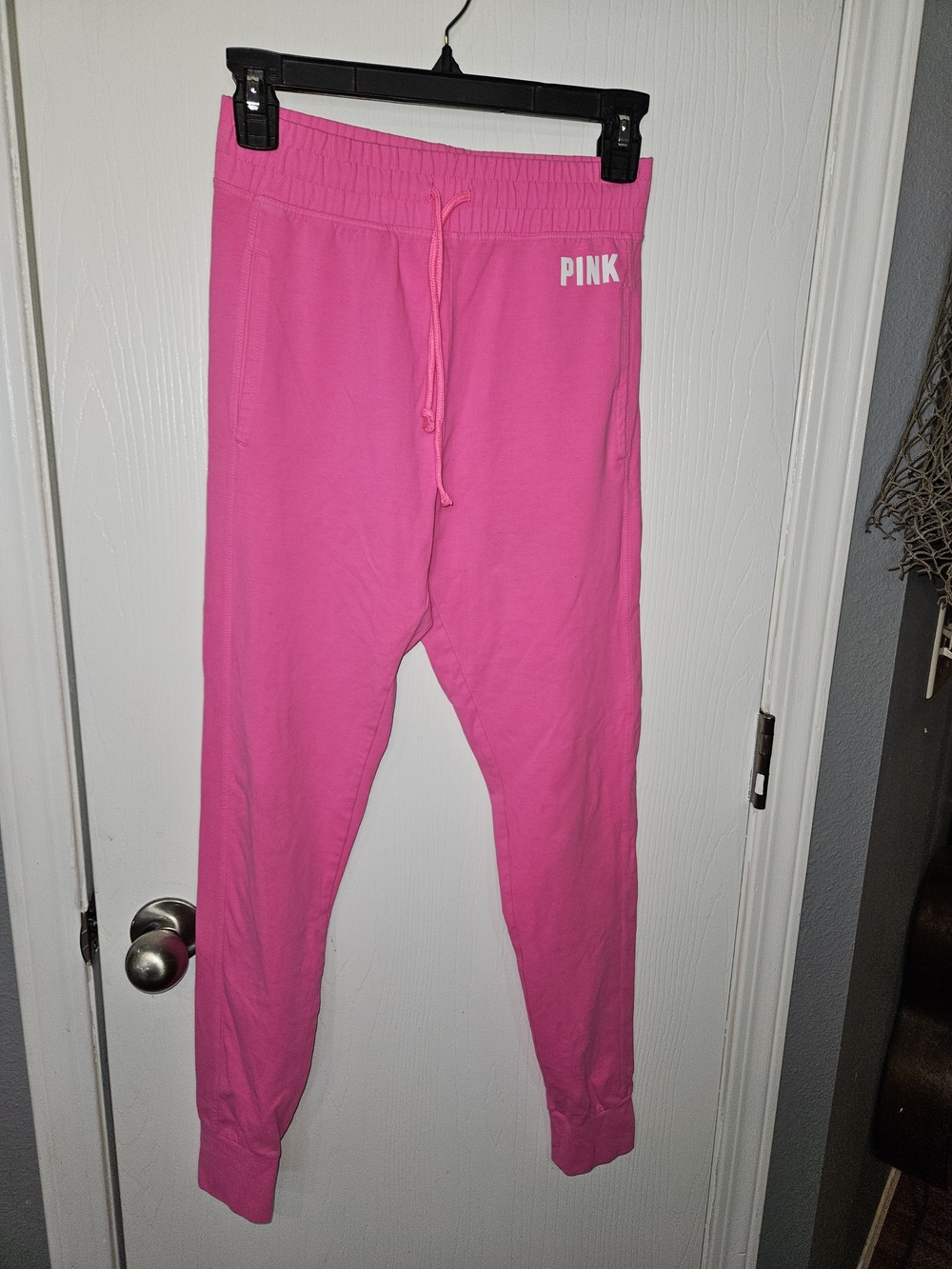 PINK Victoria's Secret Hot Pink Jogger Track Pants